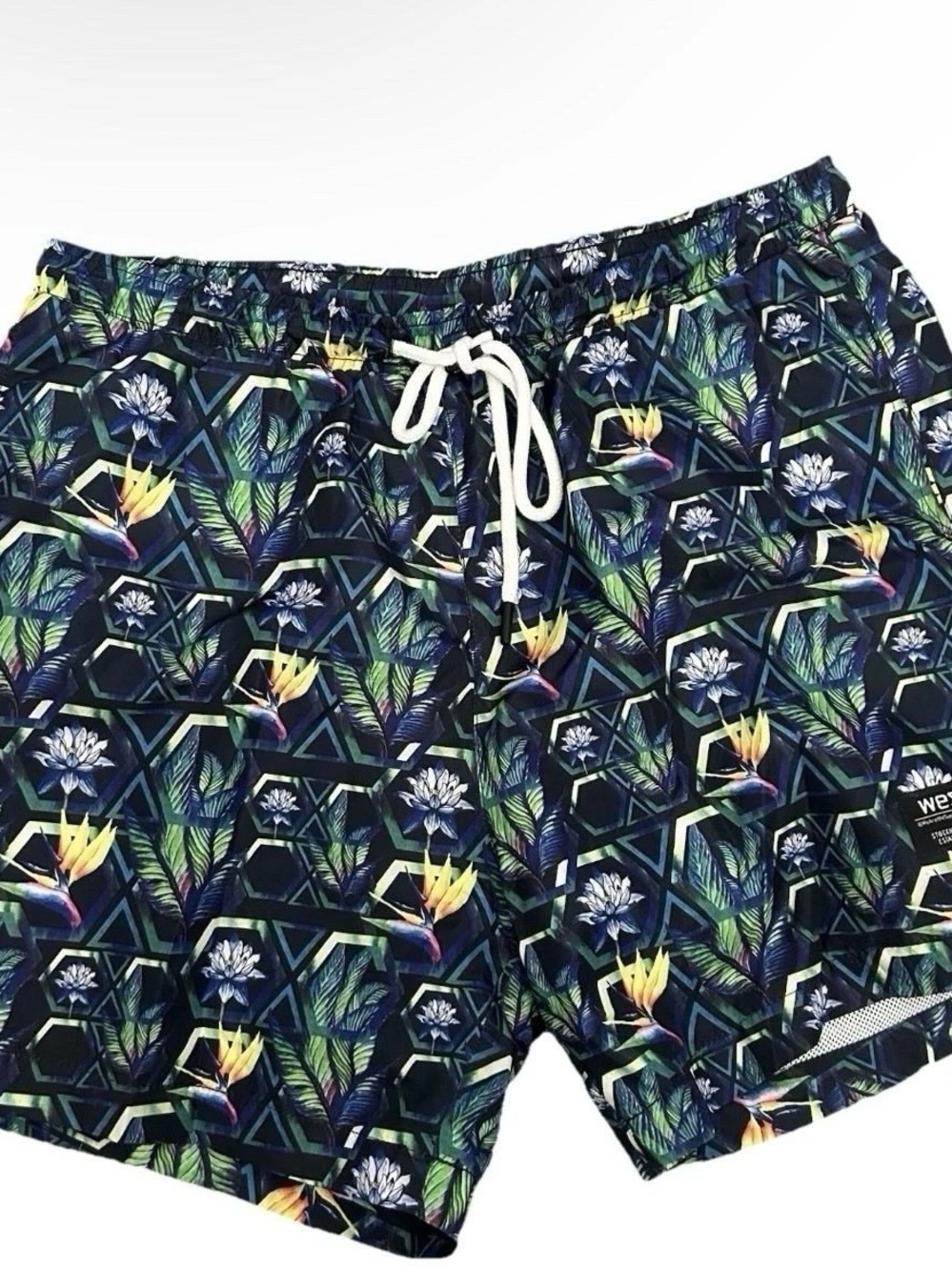 Swim Trunks Men’s Large Women’s XL Floral Summer